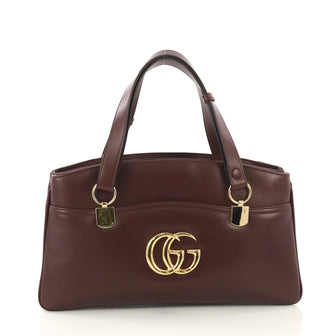 Gucci Arli Top Handle Bag Leather Large