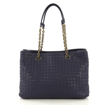 Bottega Veneta Double Chain Tote Intrecciato Nappa Medium