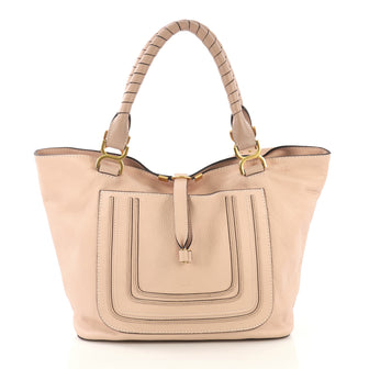 Chloe Marcie Tote Leather Medium - Designer Handbag - Rebag