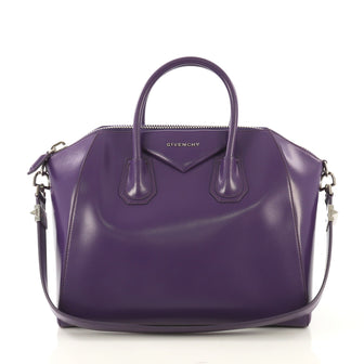 Givenchy Antigona Bag Glazed Leather Medium - Rebag