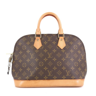 Louis Vuitton Vintage Alma Handbag Monogram Canvas PM