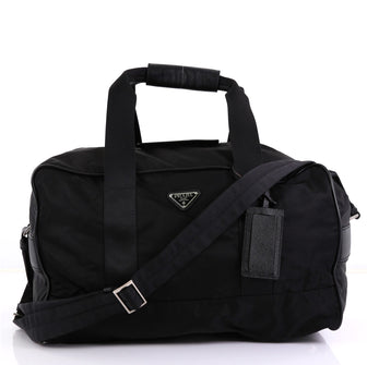Prada Weekender Duffle Bag Tessuto Large - Designer Handbag - Rebag