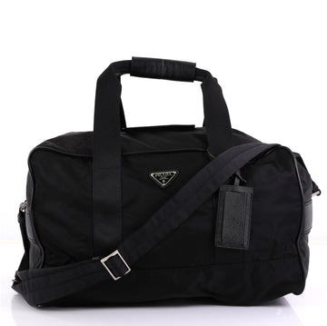 Prada Weekender Duffle Bag Tessuto Large - Designer Handbag - Rebag