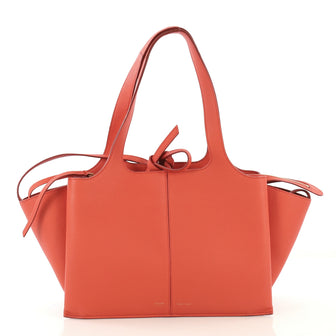 Celine Tri-Fold Shoulder Bag Grained Calfskin Small - Rebag