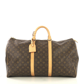 Louis Vuitton Keepall Bag Monogram Canvas 55 Brown 4259133