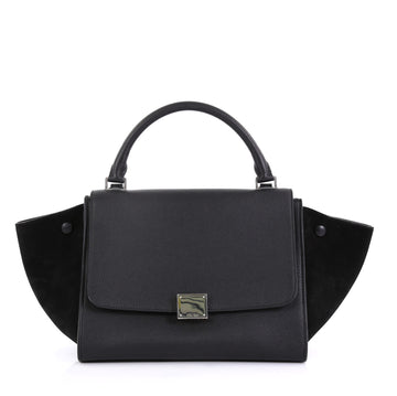 Celine Trapeze Handbag Leather Small