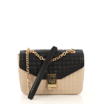 Celine C Bag Leather Medium - Designer Handbag - Rebag
