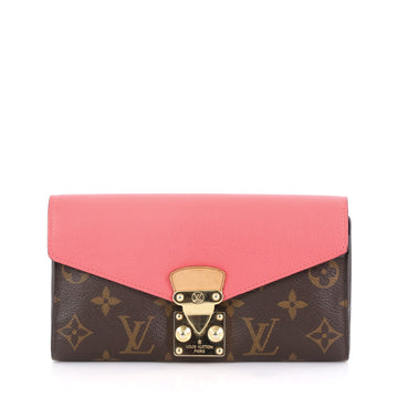 Louis Vuitton Pallas Wallet Monogram Canvas and Calf Leather