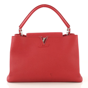 Louis Vuitton Capucines Handbag Leather MM