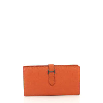 Hermes Bearn Wallet Chevre Mysore Long - Designer Handbag - Rebag