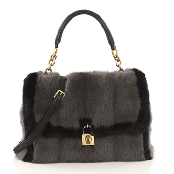 Dolce & Gabbana Miss Bonita Satchel Mink Large