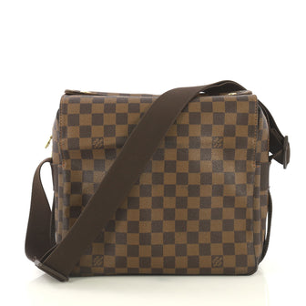 Louis Vuitton Naviglio Handbag Damier Brown 42611131