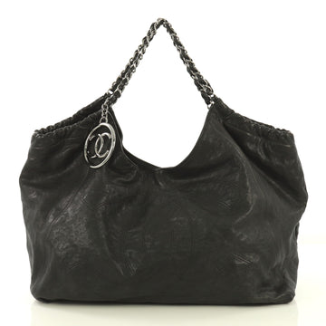 Chanel Coco Cabas Distressed Caviar Large Black 42611146