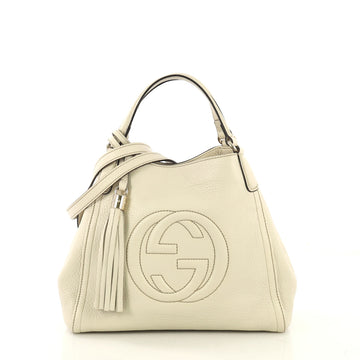 Gucci Soho Shoulder Bag Leather Small  neutral 42611/167