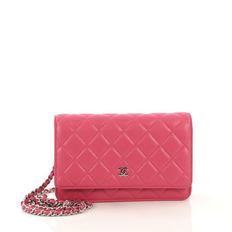 Chanel Wallet on Chain Quilted Lambskin