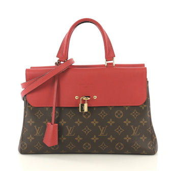 Louis Vuitton Venus Handbag Monogram Canvas and Leather Red 42611187