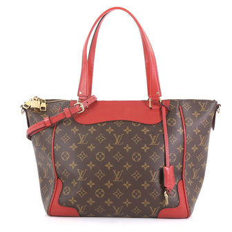 Louis Vuitton Estrela NM Handbag Monogram Canvas Red 42611188