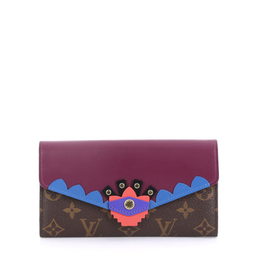 Louis Vuitton Sarah Wallet Limited Edition Totem Monogram Canvas