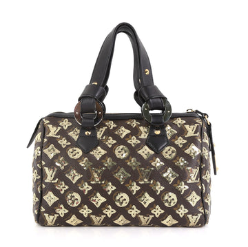 Louis Vuitton Speedy Handbag Limited Edition Monogram Eclipse Sequins 28
