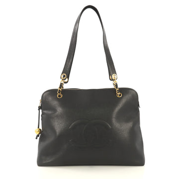 Chanel Vintage Timeless Zip Tote Caviar Large Black 4261182