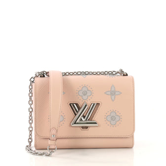 Louis Vuitton Twist Handbag Studded Epi Leather MM