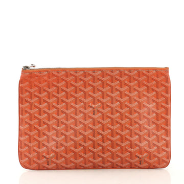 Goyard Senat Zip Pouch Coated Canvas MM