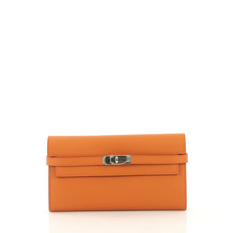 Hermes Kelly Wallet Epsom Long - Designer Handbag - Rebag