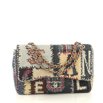 Chanel Flap Bag Multicolor Patchwork Jumbo