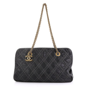 Chanel Triptych Tote Quilted Calfskin