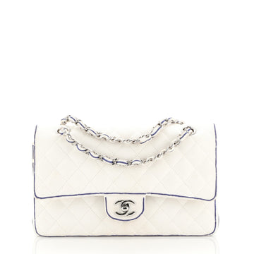 Classic Double Flap Bag Quilted Grosgrain Medium