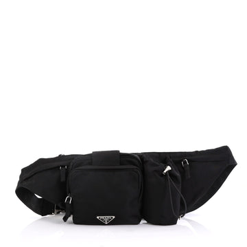 Prada Convertible Multipocket Belt Bag Tessuto Medium