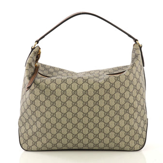 Gucci Chain Hobo GG Coated Canvas Large  brown 42659/1