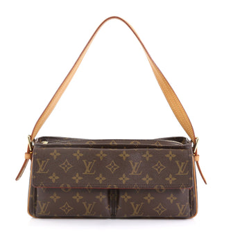 Louis Vuitton Viva Cite Handbag Monogram Canvas MM