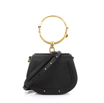 Chloe Nile Crossbody Bag Leather Small  black 42705/1