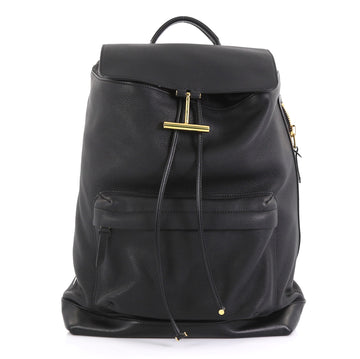 Tom Ford T Clasp Backpack Leather  black 42708/1
