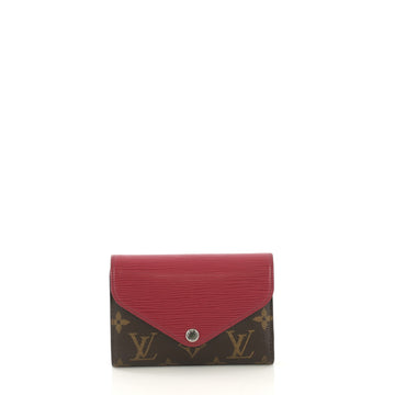 Louis Vuitton Marie-Lou Compact Wallet Monogram Canvas and Epi Leather