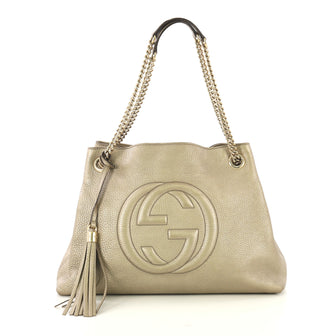 Gucci Soho Chain Strap Shoulder Bag Leather Medium 42754/1
