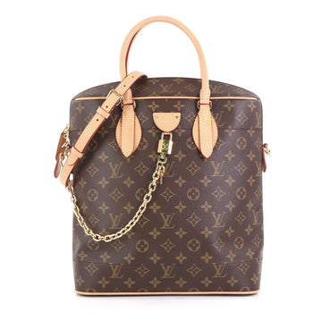 Louis Vuitton Carry All Handbag Monogram Canvas MM