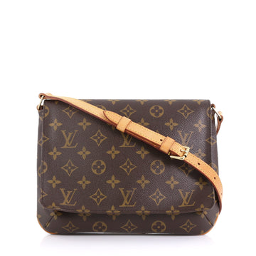 Louis Vuitton Musette Tango Handbag Monogram Canvas