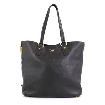 Prada Side Zip Shopper Tote Vitello Daino Large - Rebag