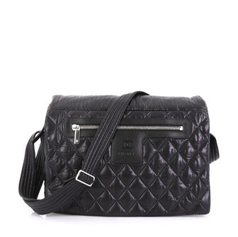 Coco Cocoon Messenger Bag Quilted Nylon Large