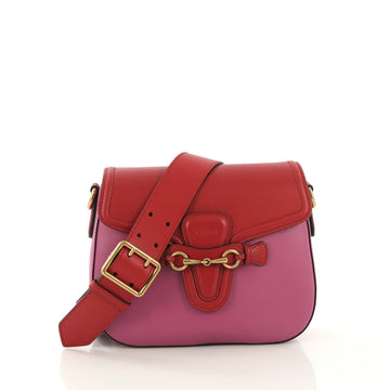 Gucci Model: Lady Web Shoulder Bag Leather Medium Pink 42813/1