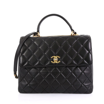 Chanel Trendy CC Top Handle Bag Quilted Lambskin Large