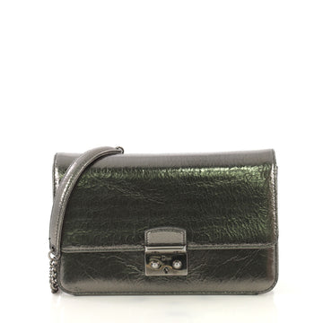 Christian Dior Miss Dior Promenade Pouch Crinkled Patent Large -42820/1