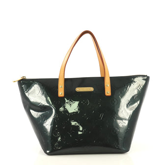 Louis Vuitton Bellevue Handbag Monogram Vernis PM Green 428284