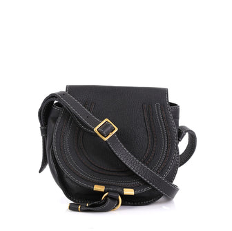 Chloe Model: Marcie Crossbody Bag Leather Mini Black 42858/13