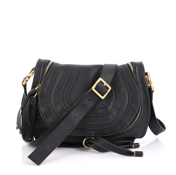Chloe Marcie Zip Crossbody Bag Leather Medium - Rebag