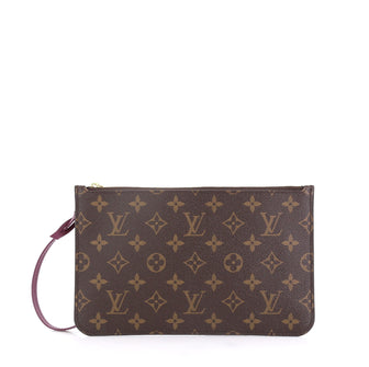 Louis Vuitton Neverfull Pochette Monogram Canvas Large