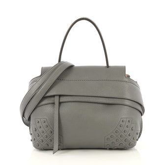 Tod's Wave Bag Embellished Leather Small - Designer Handbag - Rebag