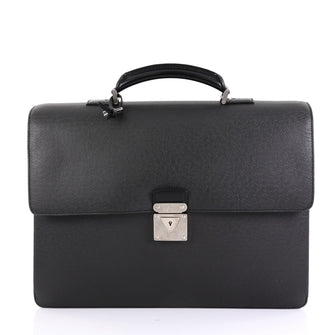 Robusto 1 Briefcase Taiga Leather
